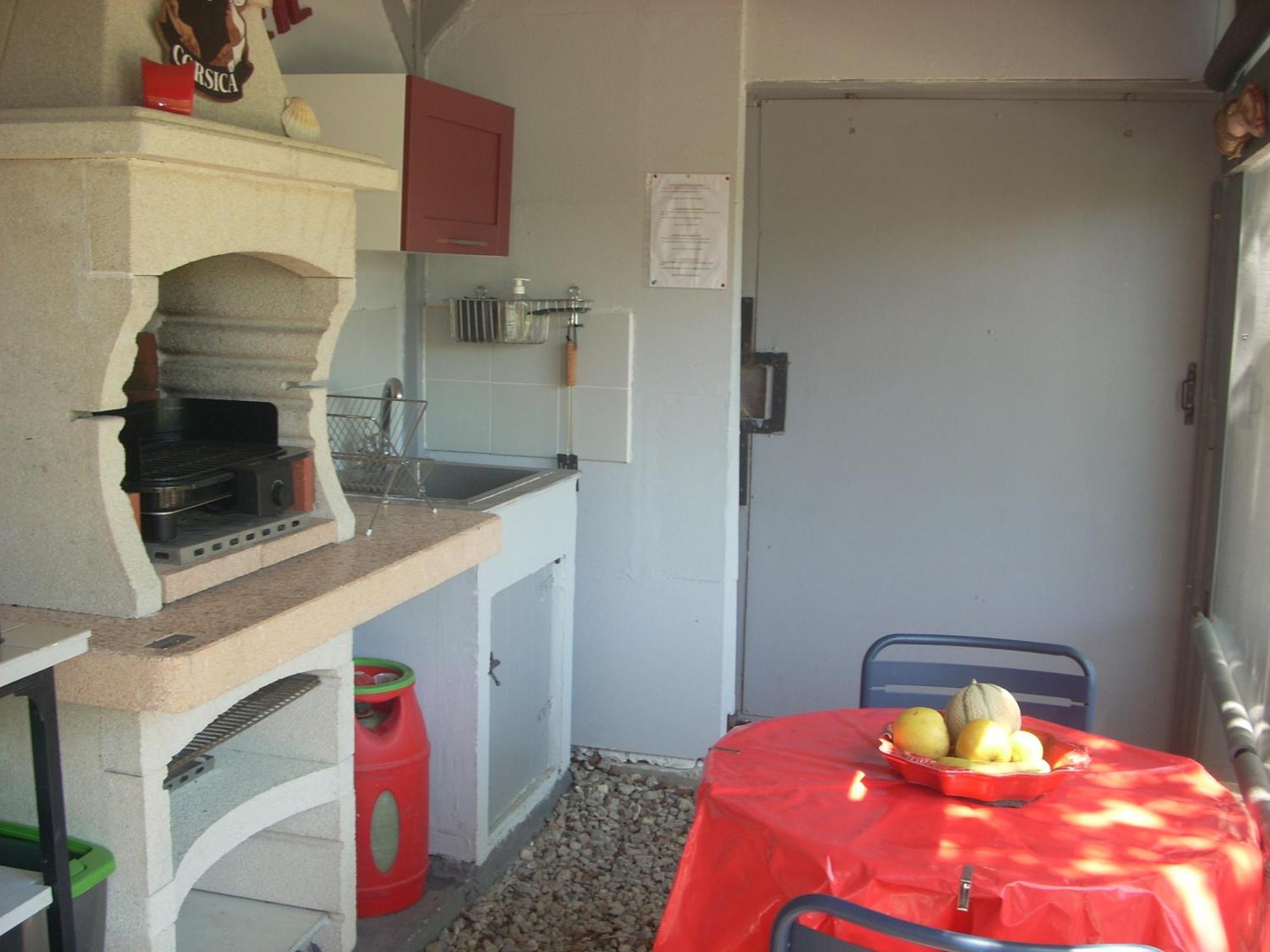 Chambre Independante Climatisee, Cuisine D'Ete, Piscine Sartène Exteriér fotografie
