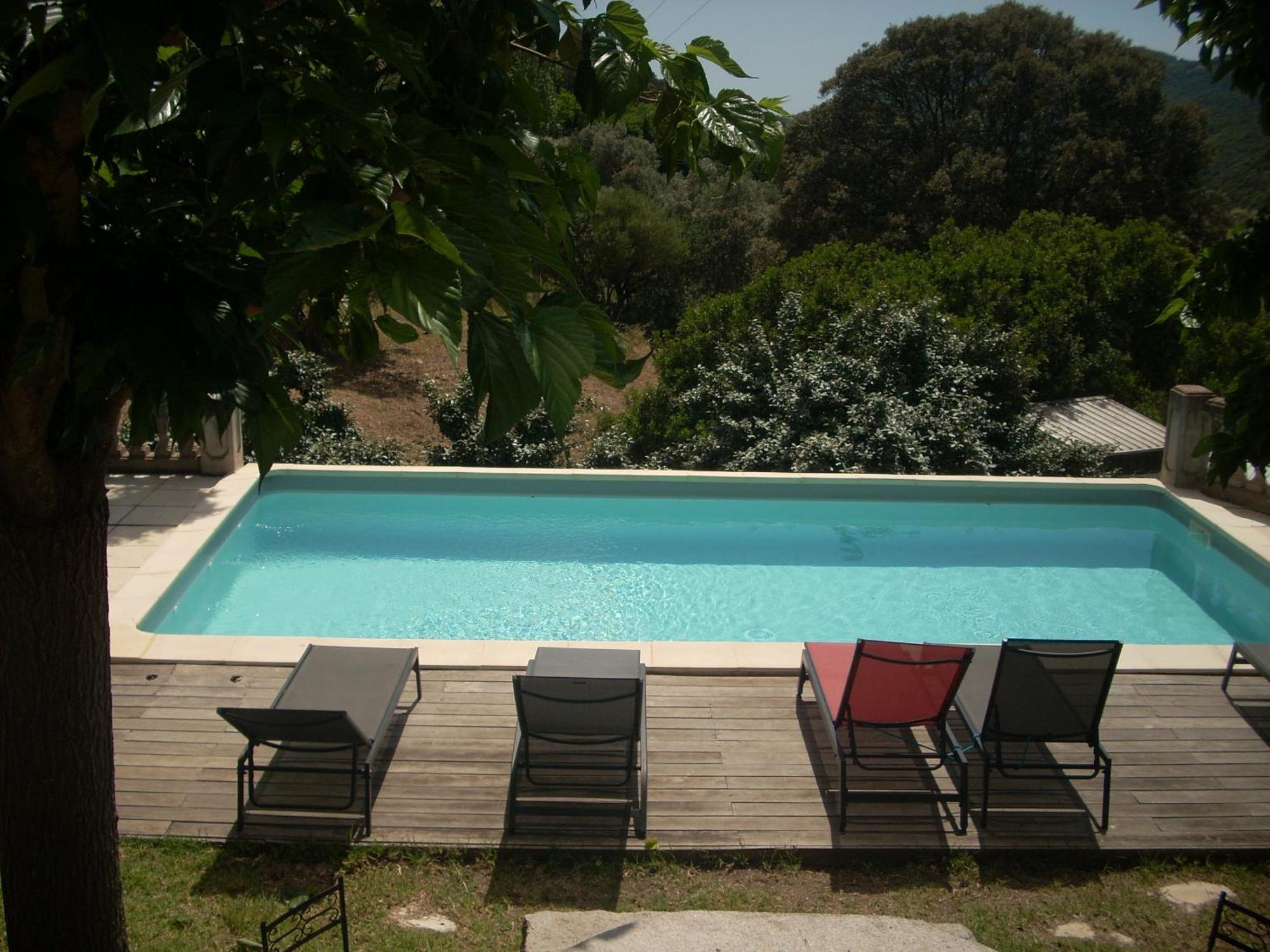 Chambre Independante Climatisee, Cuisine D'Ete, Piscine Sartène Exteriér fotografie